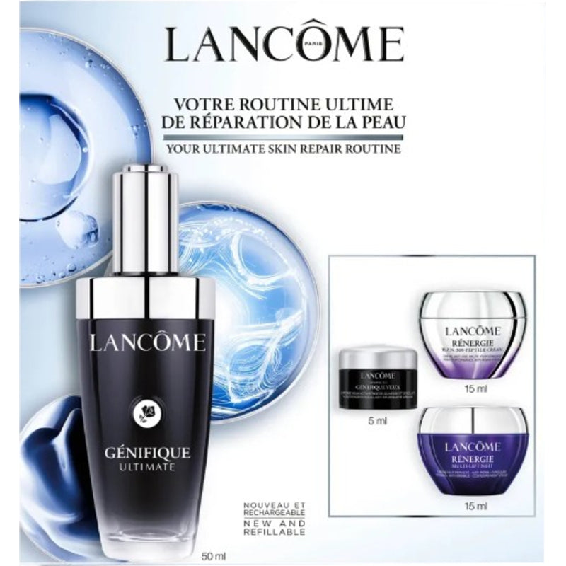 Lancome Génifique Youth Ultimate Skin Set – pretnovecošanās kopšanas dāvanu komplekts