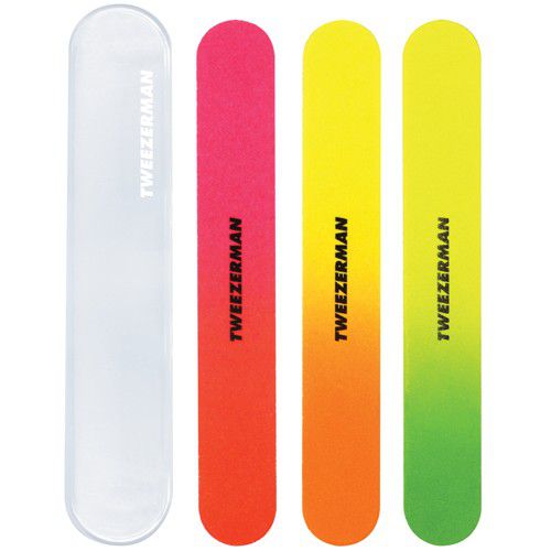 Tweezerman Neona Nail Files (3 gab.) - Neona Nails ar futrāli sievietēm