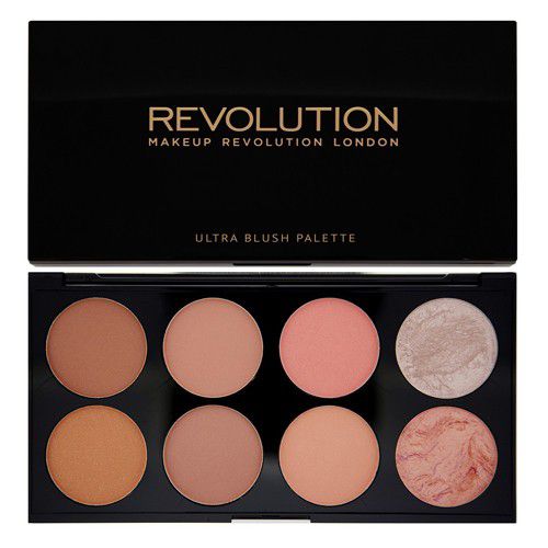 „Makeup Revolution Ultra Blush and Contour“ skaistalų paletė „Golden Sugar“ Moterims