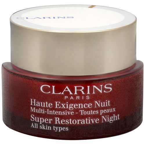 Clarins Super Restorative Night (visiems odos tipams) – stangrinanti naktinė priežiūra (50ml) Moterims