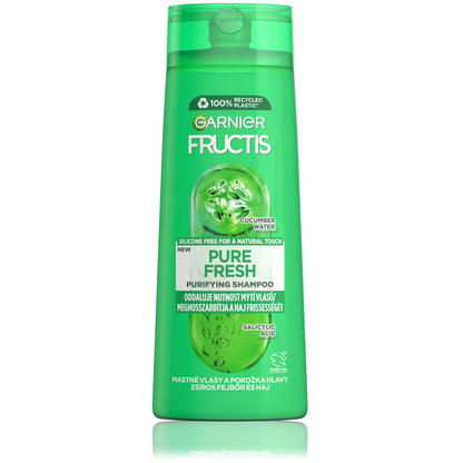 GARNIER „Fructis Pure Fresh“ stiprinamasis šampūnas riebiems plaukams