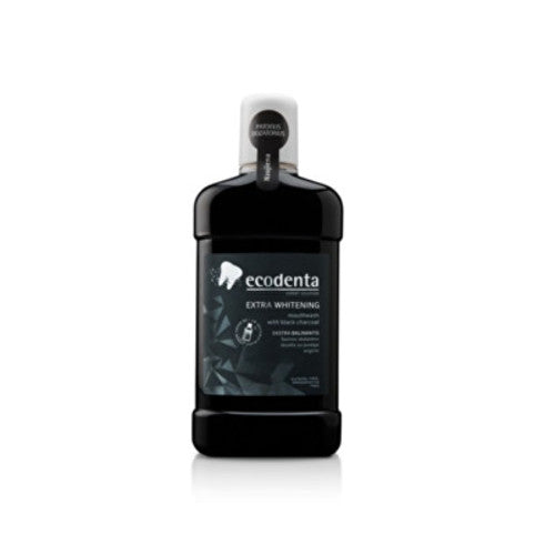 Ecodenta Extra (Extra Whitening Mouthwash With Black Charcoal) 500 ml Unisex