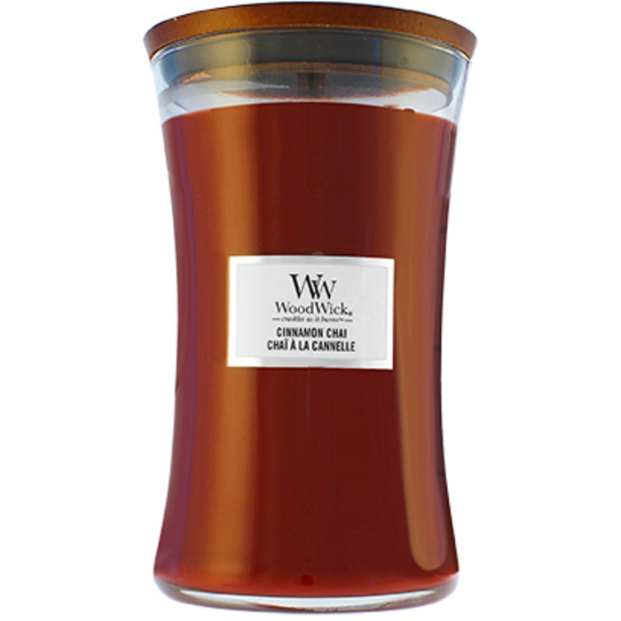 WoodWick Cinamono Chai vaza (Cinamono Chai) - kvapni žvakė