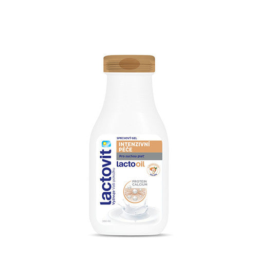 Lactovit dušo želė su migdolų aliejumi Intensyvi priežiūra Lactooil (dušo želė) 300 ml