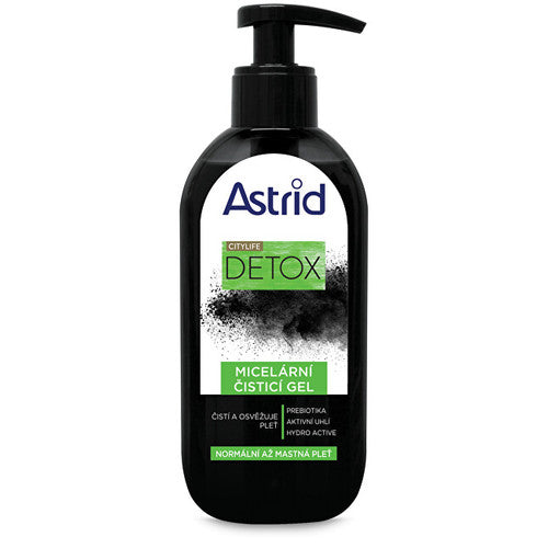 Astrid CityLife Detox – micelinis valomasis gelis normaliai ir riebiai odai