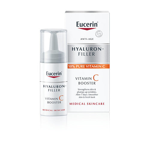 Eucerin Hyaluron-Filler vitamino C serumas – skaistinamasis serumas nuo raukšlių su vitaminu C.
