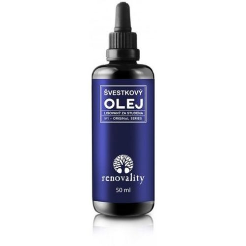Renovality Originalios serijos slyvų aliejus – šalto spaudimo slyvų aliejus 50ml Moterims