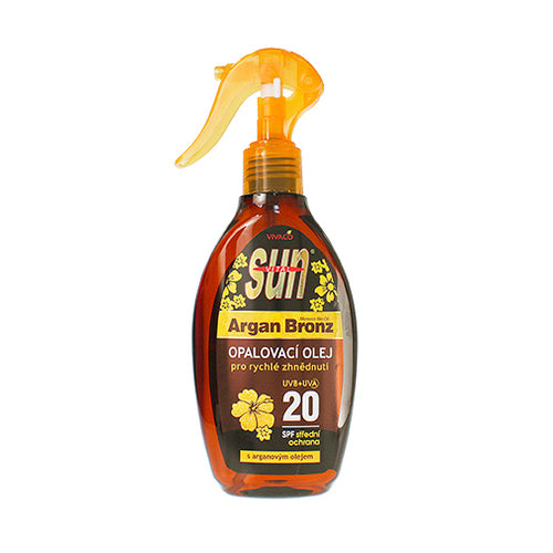 Vivaco SUN iedeguma eļļa ar argana eļļu SPF 20 (200ml) Sievietēm