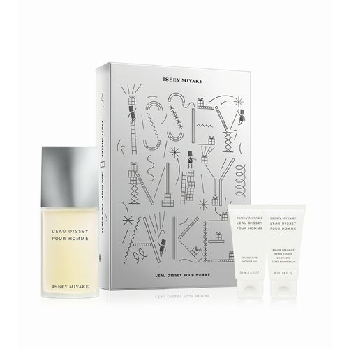 Issey Miyake L´Eau D´Issey pour Homme EDT dovanų rinkinys 125 ml, dušo želė 50 ml ir po skutimosi balzamas 50 ml Vyrams