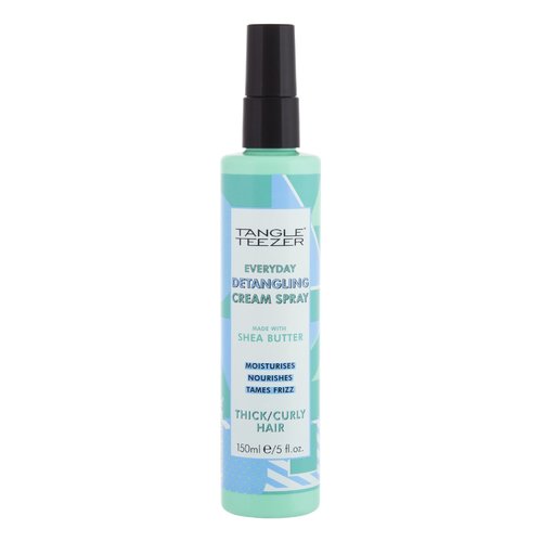 „Tangle Teezer Everyday Detangling Cream Spray“ – purškiklis garbanotiems plaukams lengvai iššukuoti.