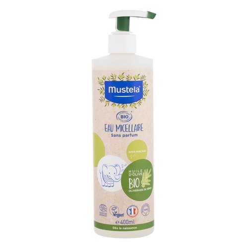 Mustela Bio micelārais ūdens – attīrošs micelārais ūdens mazuļa ādai no dzimšanas 400ml Sievietēm