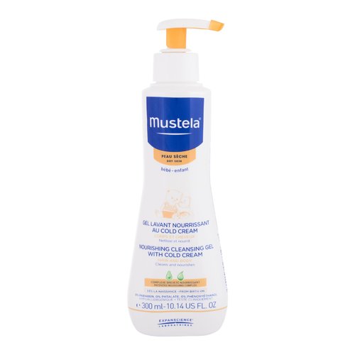 Mustela Bébé Nourishing Cleansing Gel with Cold kremas – dušo želė (300ml) Moterims