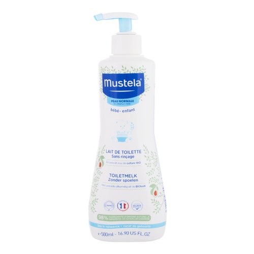Mustela Bébé No Rinse valomasis pienelis – kūno losjonas (200ml) Moterims