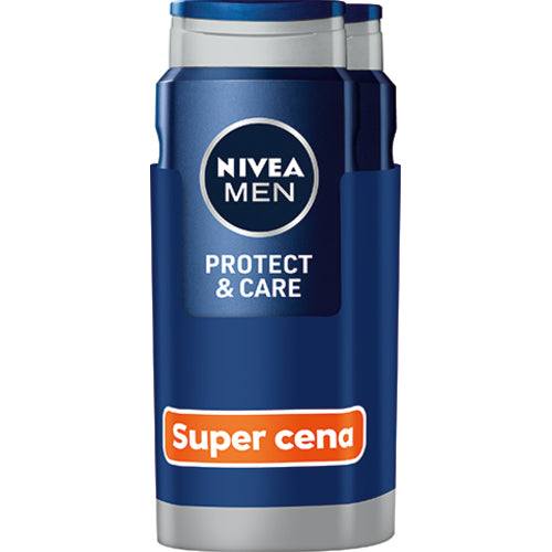 Nivea Vyrai apsaugo ir Care dušo želė (2 x 500 ml) Vyrams