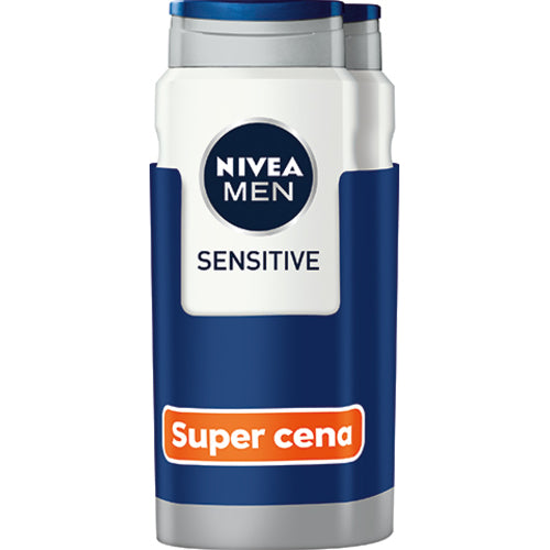 Nivea Men Sensitive dušas želeja (2 x 500 ml) vīriešiem