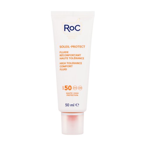 „RoC Soleil-Protect High Tolerance Comfort Fluid“ SPF50 – apsauginis nuo saulės skystis veidui