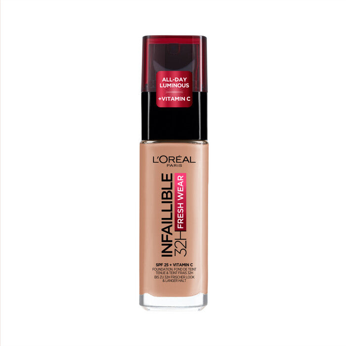 L'Oréal Infallible 32H Fresh Wear tonālais krēms ar SPF25, 30 ml