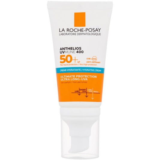 „La Roche-Posay Anthelios UVMUNE 400“ drėkinamasis kremas su SPF 50+