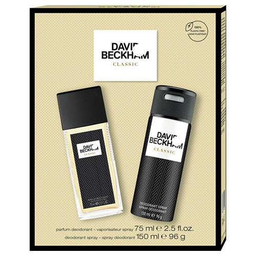 David Beckham Classic dovanų rinkinys Dezodorantas 75 ml ir dezodorantas 150 ml