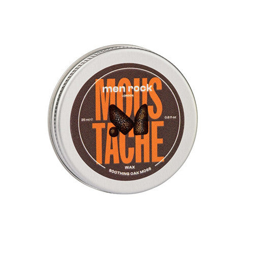 Men-Rock mustache wax with soothing texture of oak moss