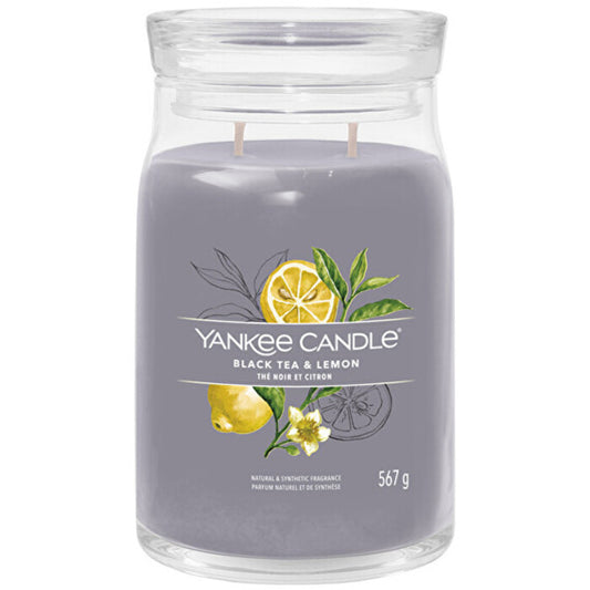 Yankee Candle Juodosios arbatos ir citrinos firminė žvakė (juodoji arbata ir citrina)