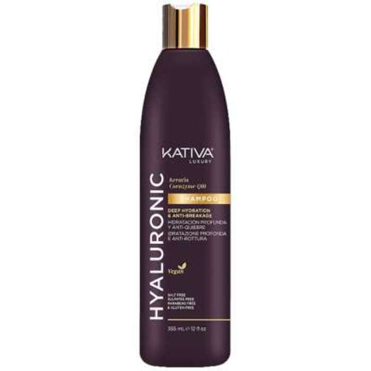 Kativa hialurona keratīna un koenzīma Q10 šampūns sievietēm 355 ml