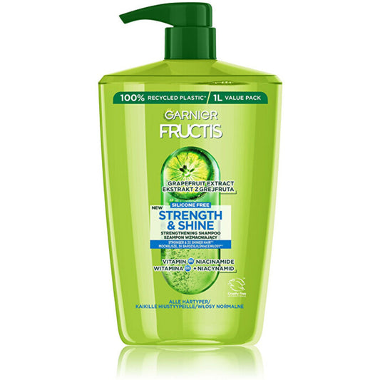 GARNIER Fructis stiprinamasis ir žvilgesį stiprinantis šampūnas