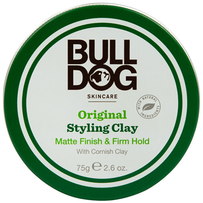 Bulldog Originalus Styling Clay Matte Finish ir Tvirtas laikymas (75.0g) Vyrams