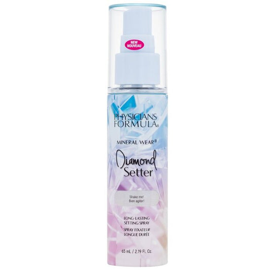 „Physicians Formula Mineral Wear Diamond Setter“ – drėkinamasis ir skaistinantis fiksuojamasis purškiklis