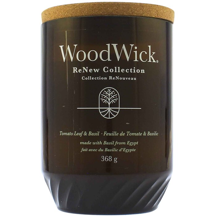 WoodWick ReNew pomidorų lapai ir bazilikas