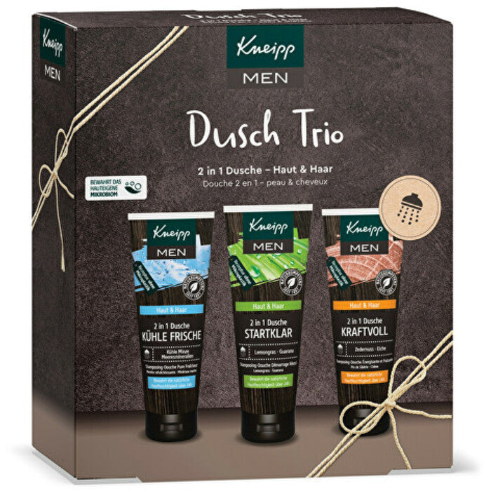 Kneipp vīriešu dušas trio komplekts (75 ml) vīriešiem