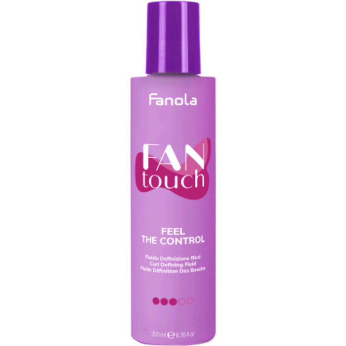 Fanola Fan Touch Feel The Control garbanos apibrėžiantis skystis 200ml  Moterims