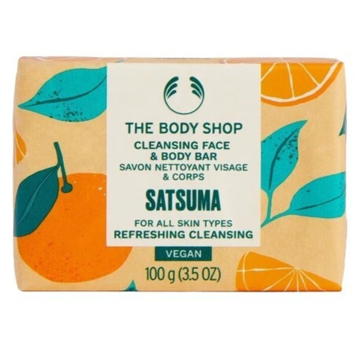 The Body Shop Satsuma valomasis veido ir  Taškų juosta 100.0g