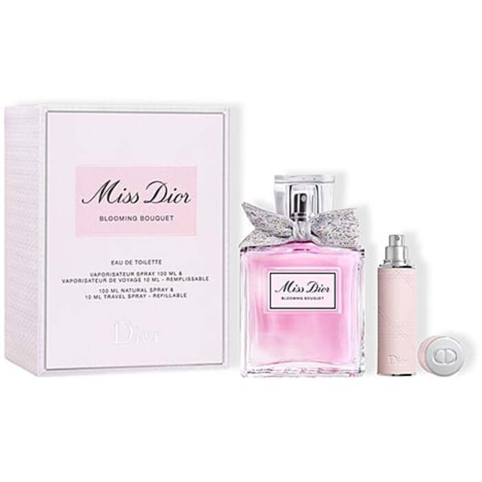 „Miss Dior Blooming Bouquet“ dovanų rinkinys EDT Kvepalai 100 ml ir miniatiūrinis EDT Kvepalai 10 ml Moterims