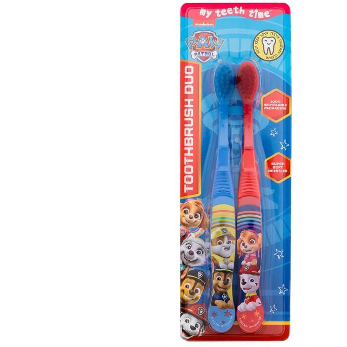 FRAGRANCES FOR CHILDREN Paw Patrol dantų šepetėlis Duo Super Soft 4-6 (mėlyna ir raudona) (2ml) Moterims