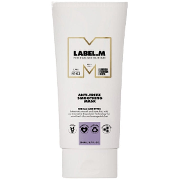 Label.m Anti-Frizz Smoothing Mask – izlīdzinoša maska ​​viļņainiem un cirtainiem matiem