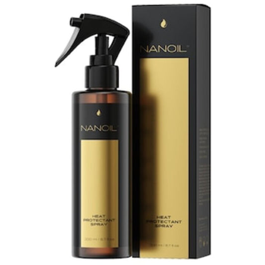 Nanoil Heat Protection Spray – aizsargājošs aerosols termiskai matu kopšanai 200ml