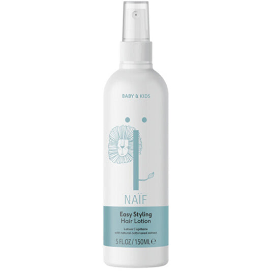 Naif Baby &amp; Kids Easy Styling Hair Lotion – aerosols barojošiem un viegli ķemmējamiem matiem (150ml) Unisex