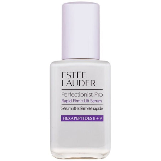 „Estee Lauder Perfectionist Pro Rapid Firm + Lift Serum“ – stangrinamasis ir stangrinamasis odos serumas.