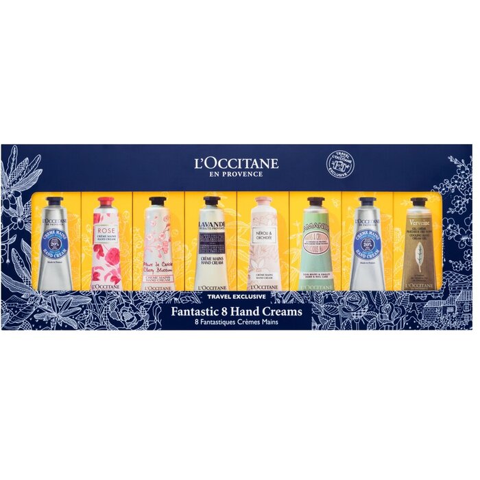 L´occitane Fantastic 8 roku krēmu komplekts — roku krēma dāvanu komplekts (30 ml) sievietēm