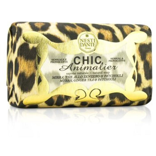 Nesti Dante Chic Animalier natūralus muilas su bronziniu leopardo žiedu