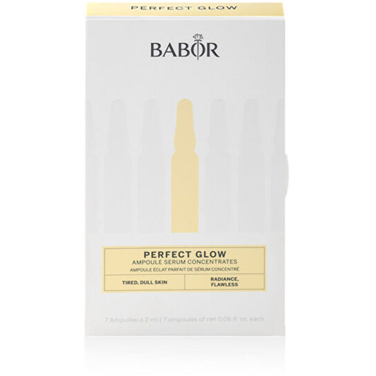 „Babor Perfect Glow“ ampulių koncentratai (7 x 2 ml) – skaistinančios odos ampulės