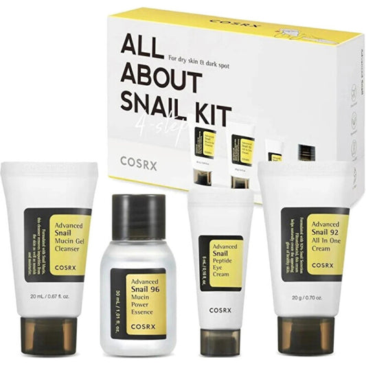 COSRX All About Snails Set — ādas kopšanas dāvanu komplekts sievietēm