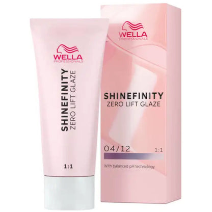 Wella Professional „Shinefinity Zero Lift Glaze“ – pusiau permanentiniai dažai – šalti atspalviai, 60 ml