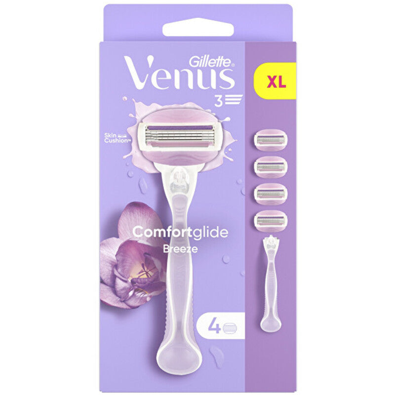 Gillette Venus Comfortglide Breeze – skustuvas + 4 galvutės