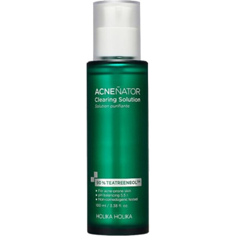 Holika Holika Acnenator Clearing Solution – Valantis ir raminantis viruo riebiai ir probleminei odai