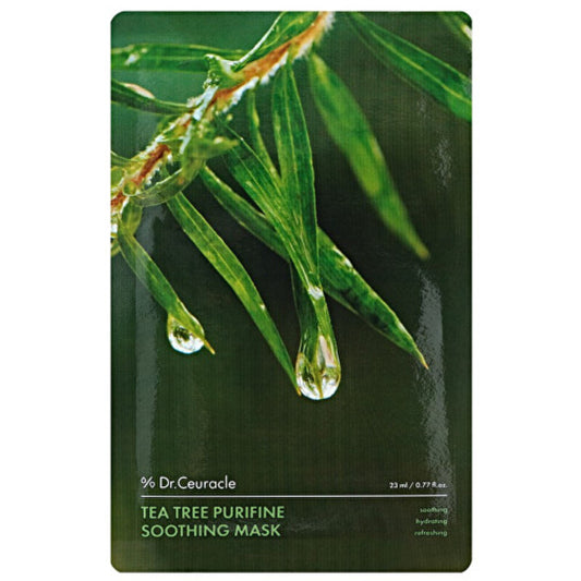 Dr.Ceuracle Tea Tree Purifine Soothing Mask - Raminanti lakštinė kaukė probleminei odai