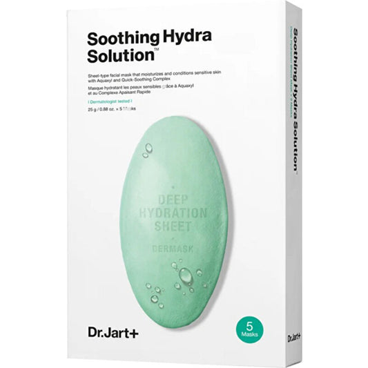 Dr. Jart+ Dermask Water Jet Soothing Hydra Solution 5 x - Drėkinamoji ir raminamoji veido kaukė