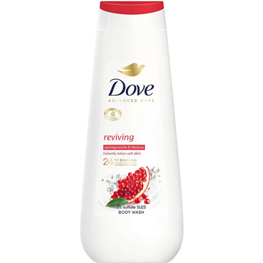 Dove Advanced Care Reviving Body Wash – dušo želė su granatų ir hibisko kvapu
