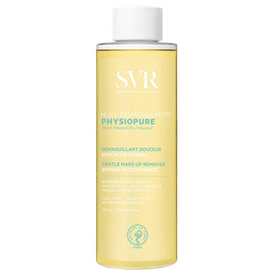 SVR Laboratoire Physiopure švelnus makiažo valiklis – švelnus makiažo valiklis ir valomasis aliejus.